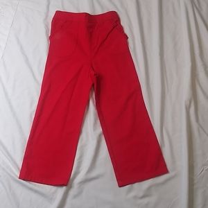 FADED GLORY Girls Red Pants Size 5T